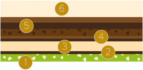 Madascar Ganache, Nuts And Forest Fruit Cake - Circle (481x481)