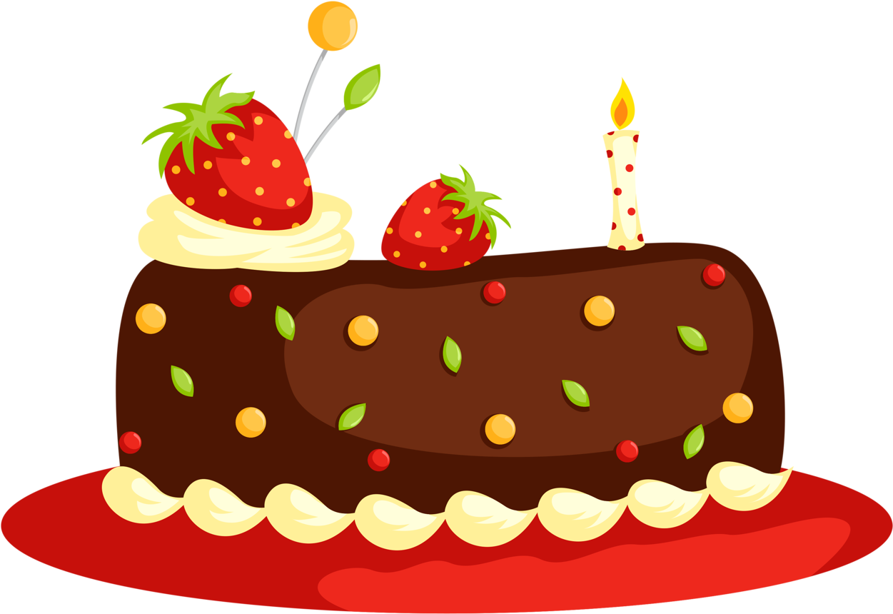 Clipart Aniversário - Bolos E Doces Png (1280x1014)