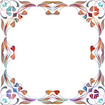 Floral Border Png Images Picture Png Images - Got The Best One Cushion 40cm Mother's Day Girlfriend (400x400)