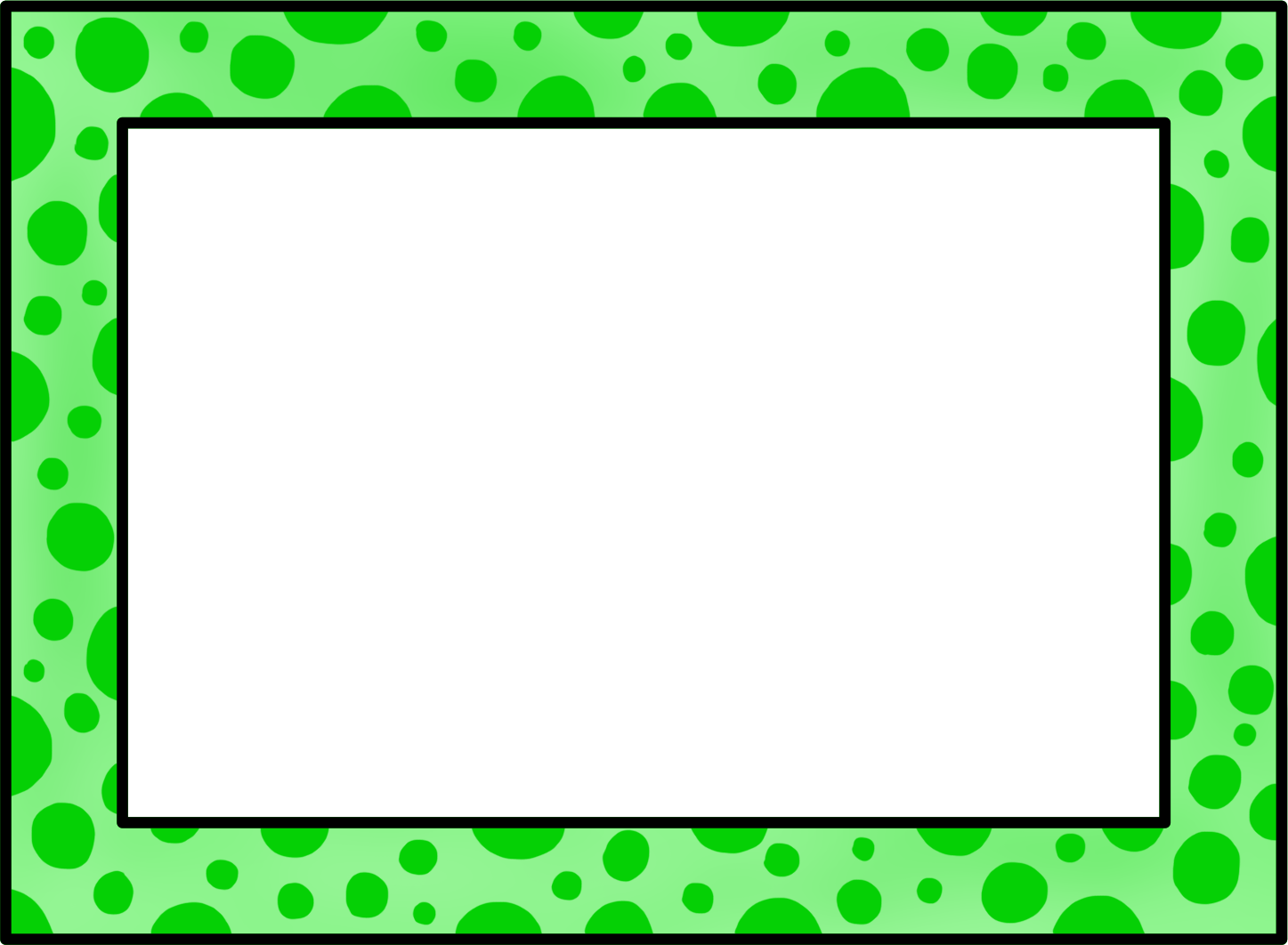 Green Certificate Borders - Clip Art For Reading Corner (1447x1062)