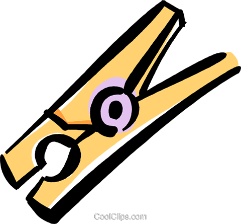 Clothes Pin Royalty Free Vector Clip Art Illustration - Clip Art (1041x960)