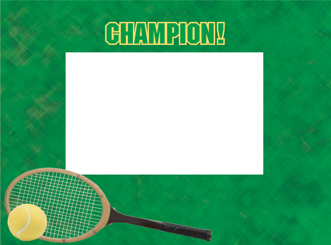 Images For Borders And Frames - Tennis Racket (1080x800)