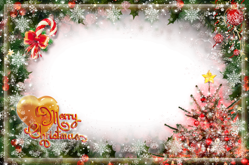New Year Frame Png Christmas Frame Transparent Images - Photograph (498x331)