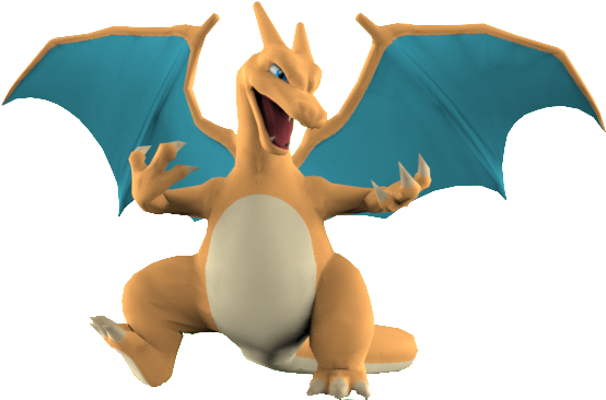 Anyways, This Is Just A Simple/subtle Skin Edit Based - Super Smash Bros Charizard Render (800x600)