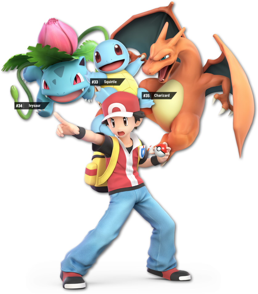 Super Smash Bros - Super Smash Bros Ultimate Pokemon Trainer (837x955)