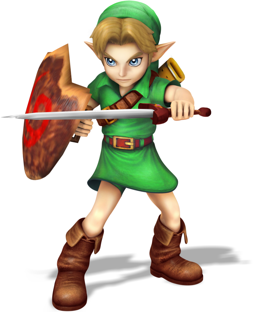 743 Young Link Ssb4 Like Render By Nibroc Rock Super - Young Link Smash Bros (1024x1024)