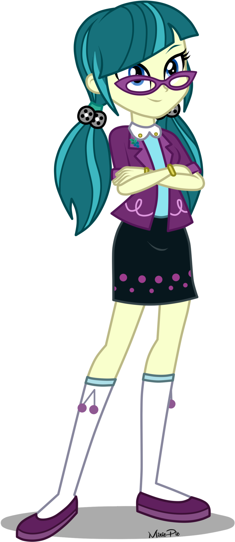 Juniper Montage By Mixiepie - Mlp Eg Juniper Montage Giant (1024x1843)