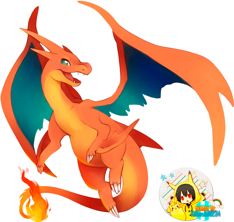 Render - Charizard (816x787)