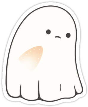 Spirit Clipart Sad Ghost - Sad Ghost (375x360)