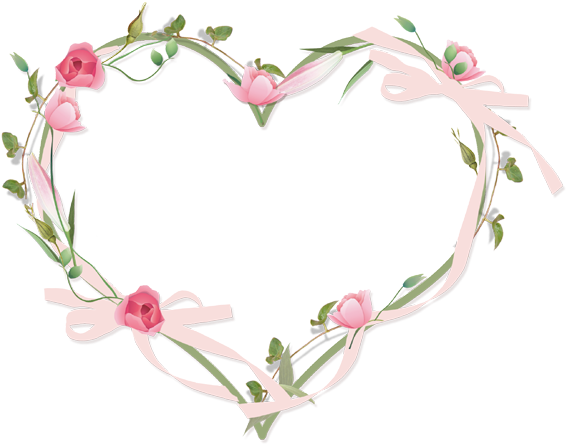 Png Transparent Image Frame Heart Image - Tea Party Invitation Template (600x508)