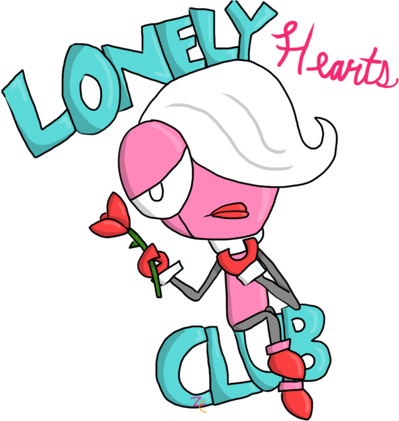 Lonely Hearts Club By Zootycutie - Cartoon (894x894)