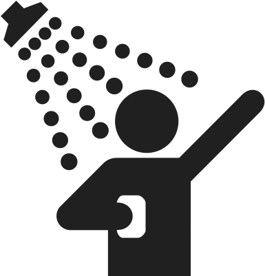 Stress Relief - Take A Shower Icon (400x400)