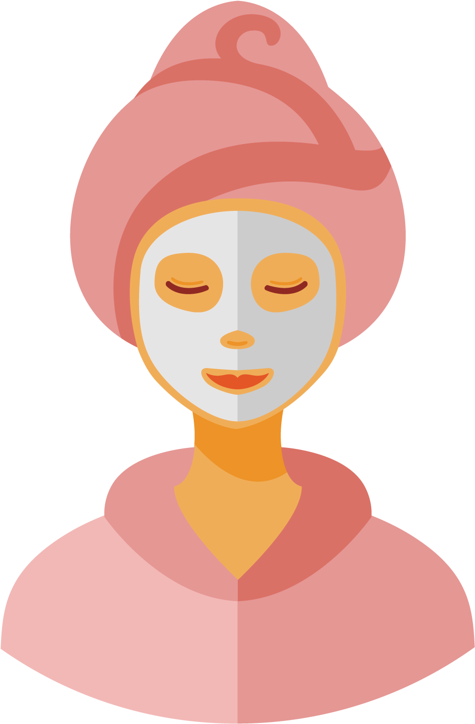 Facial Clip Art - Woman Face Mask Png Vector (1500x1500)