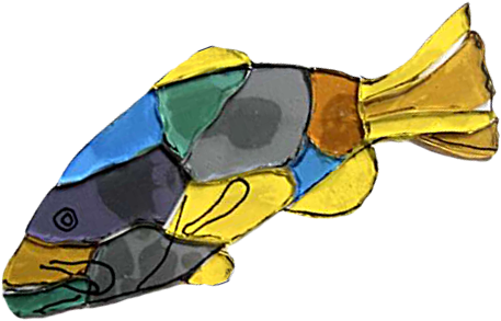 The Simplicity Of Glass Fusing Is This - Fish (467x300)