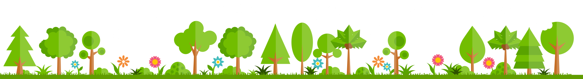 Garden Of Eden Clipart Jardin De - Illustration (2000x274)