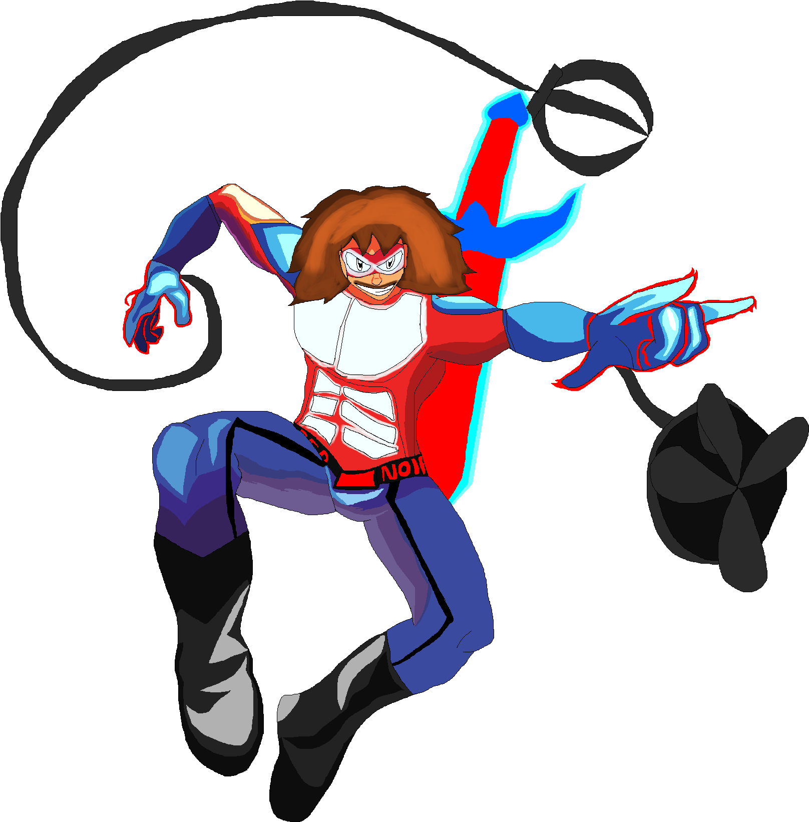 Red Noir Is A Character From Miraculous - Red Noir Is A Character From Miraculous (1636x1658)