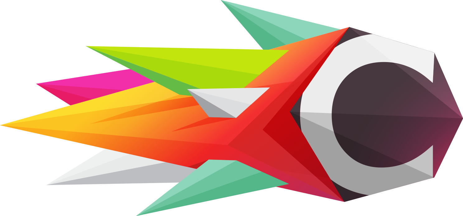 Invested - Letter X Logo Abstract (1487x696)