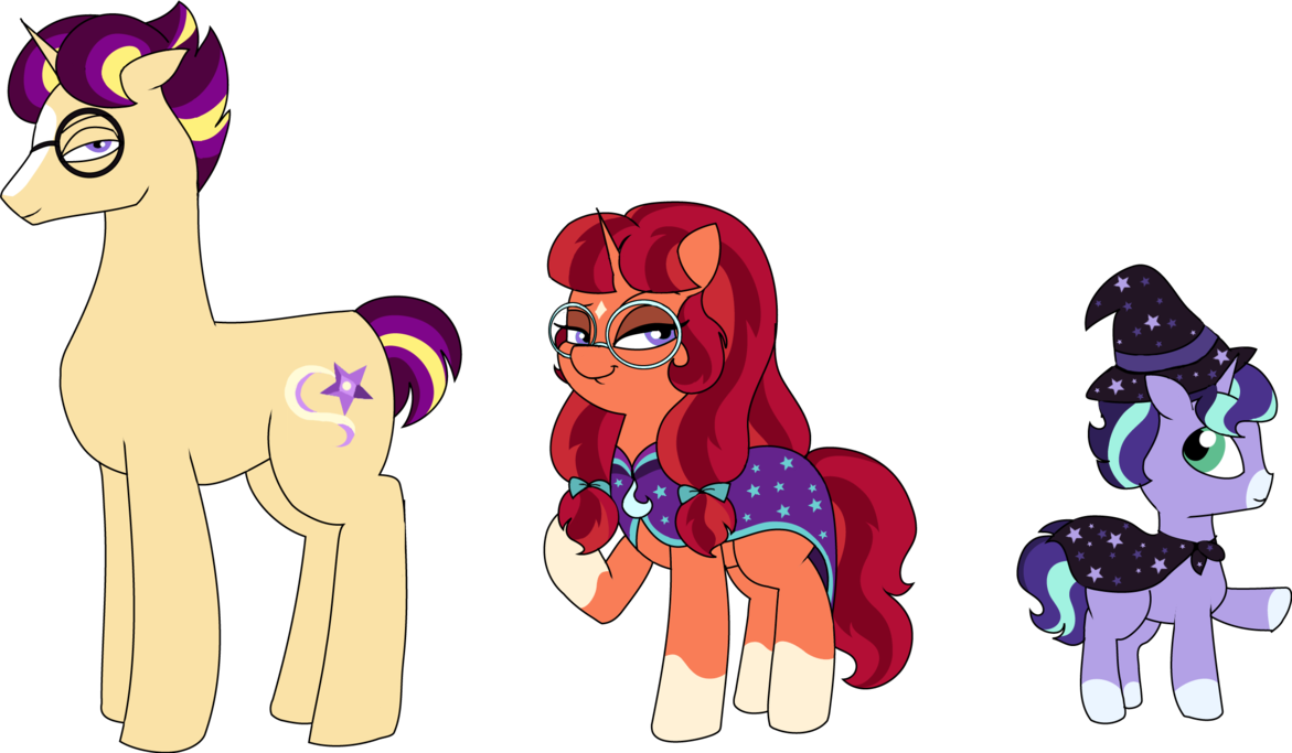 Starlight X Sunburst Fam By Purfectprincessgirl - Mlp Starlight X Sunburst (1171x683)