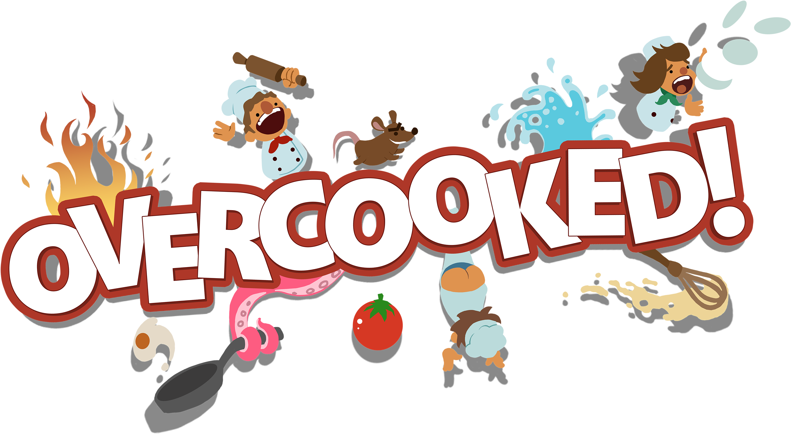 Close Share A Bum On The Overcooked Logo Almost Raised - Overcooked Nintendo Switch (3543x1772)