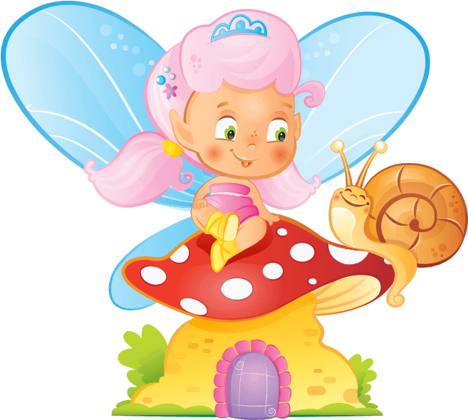 Adesivi Murali Fate E Folletti Per Camerette Bambini, - Fatine Per Bambini (700x700)
