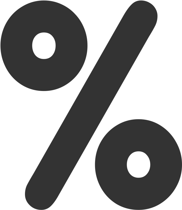 Percent Symbol Clip Art - Percentage Png Icon Black (900x900)