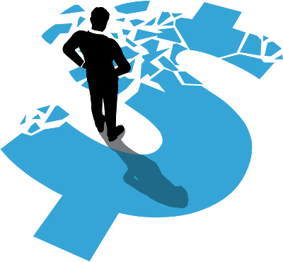 Financial Report, Pen And Calculator Royalty Free Vector - Financial Plan Clip Art (400x370)