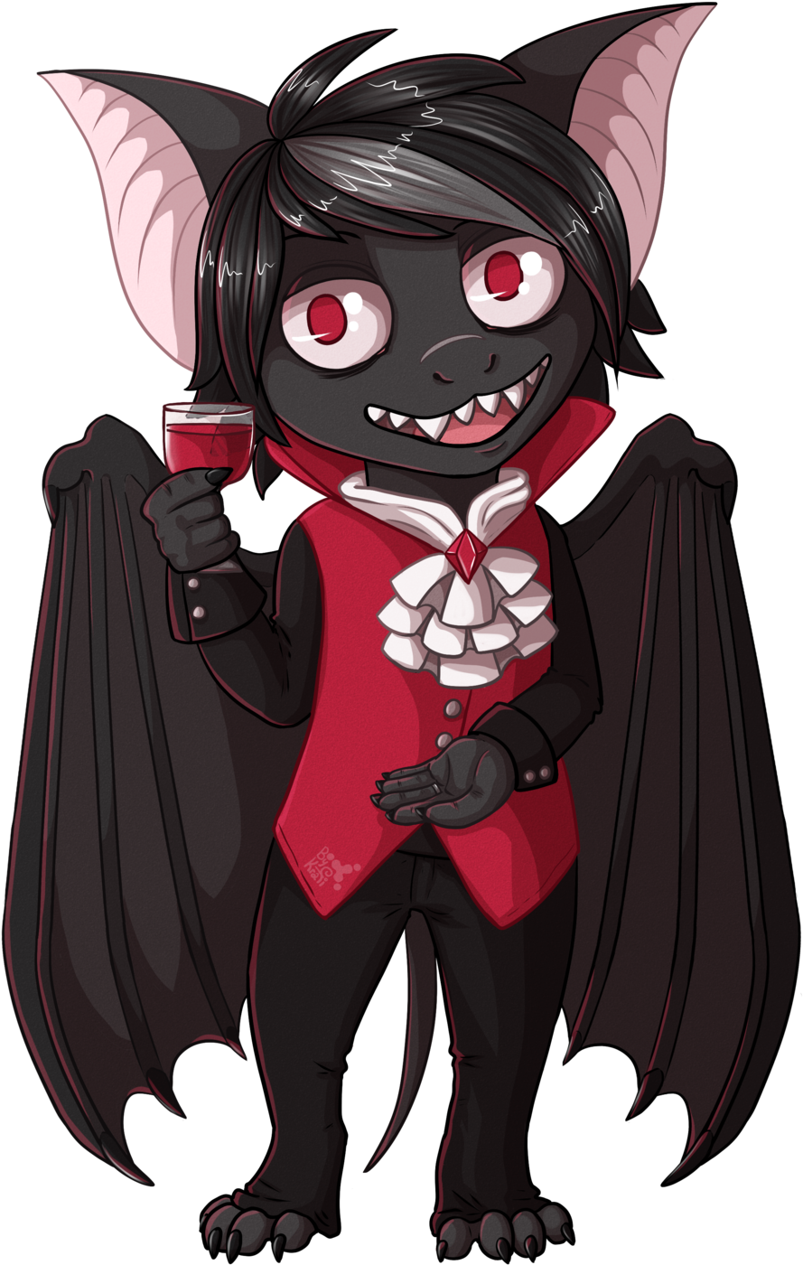 Chibi Bat Vampire By Kraficat On Deviantart - Chibi Vampire Bat (1024x1486)