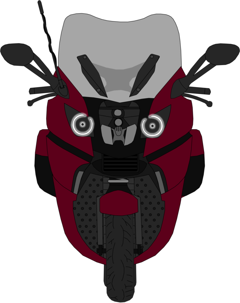 Cartoon Character - Bmw K1600 - Motorcycle (796x1004)
