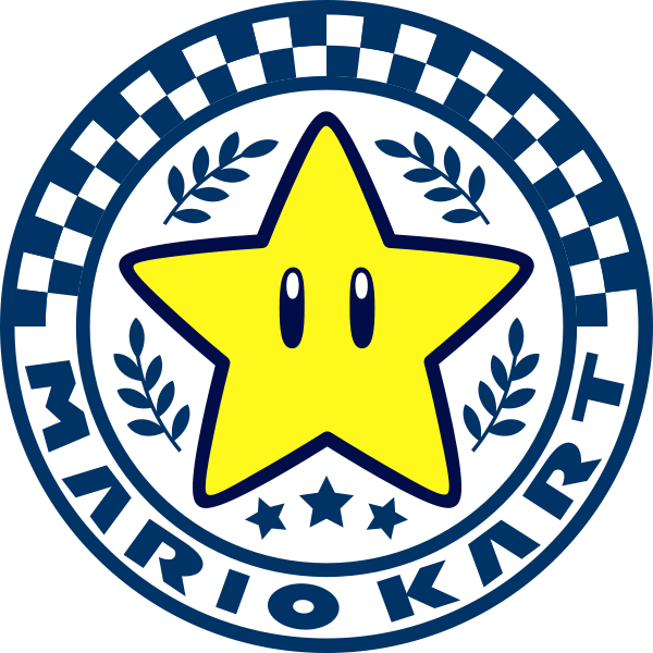 File - Mk8 Starcuptv - Svg - Super Mario Wiki, The - Mario Kart 8 Star Cup (600x600)