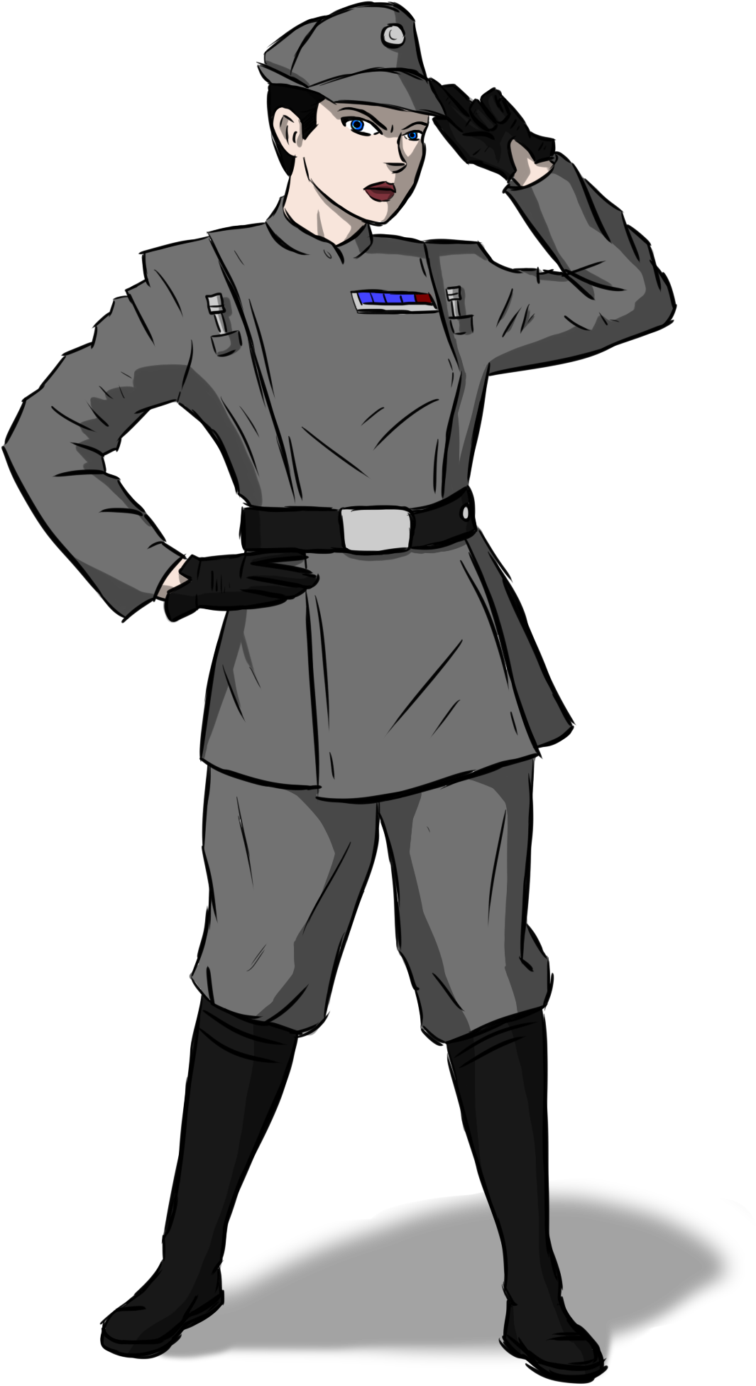 Imperial Officer By Jediqueerart Imperial Officer By - Standing (1500x2000)