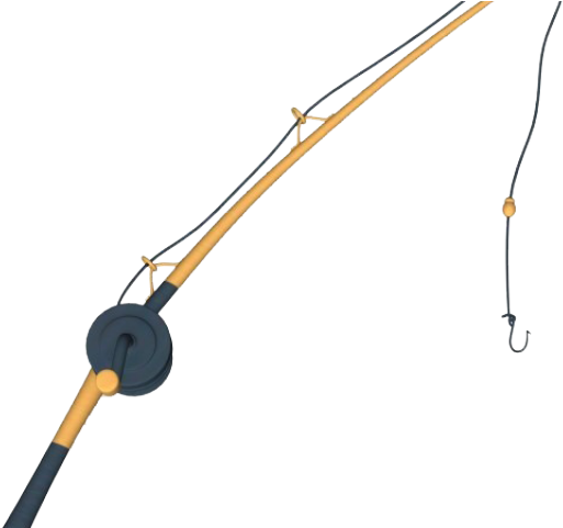 Fishing Rod Clipart Transparent Background - Fishing Rod (640x480)