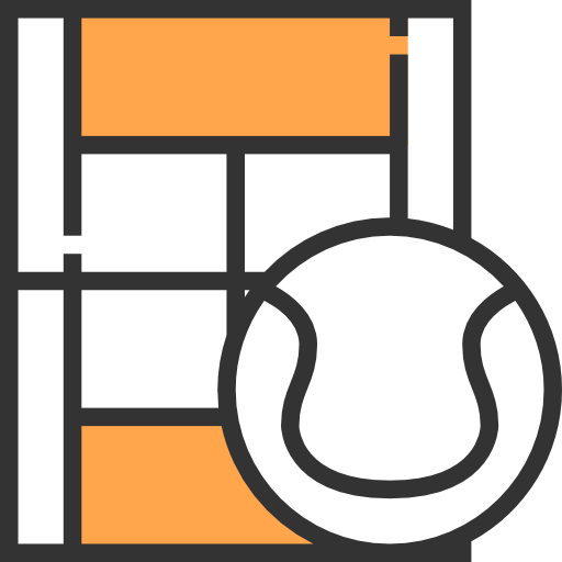 Tennis Court Free Icon - Raw Material (512x512)