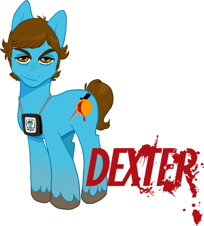 Dexter Morgan Mammal Vertebrate Cartoon Horse Like - Dexter Tv Show Wall Print Poster Decor 32x24 (650x719)