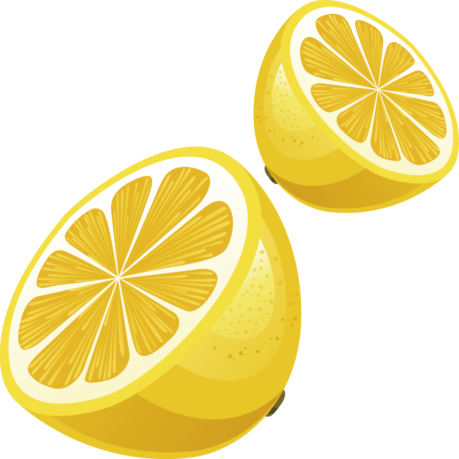 Лимон вектор рисунок