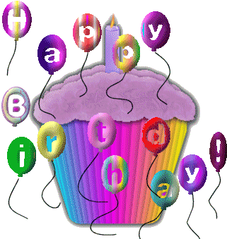 Picture Of The Day - Happy Birthday Mom Animated Gif (350x350)