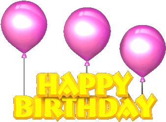Happy Birthday Gif, Part - Animated Birthday Decorations (390x312)