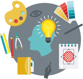 Illustration Creative Hero San Marcos Texas - Cerebro Y Aprendizaje Png (350x350)