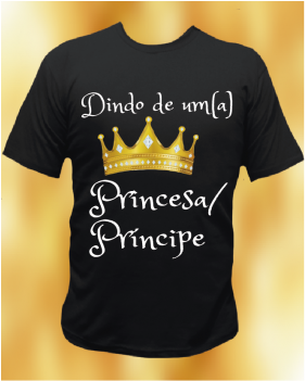 Camiseta Dindo Coroa Dourada - T-shirt (350x350)
