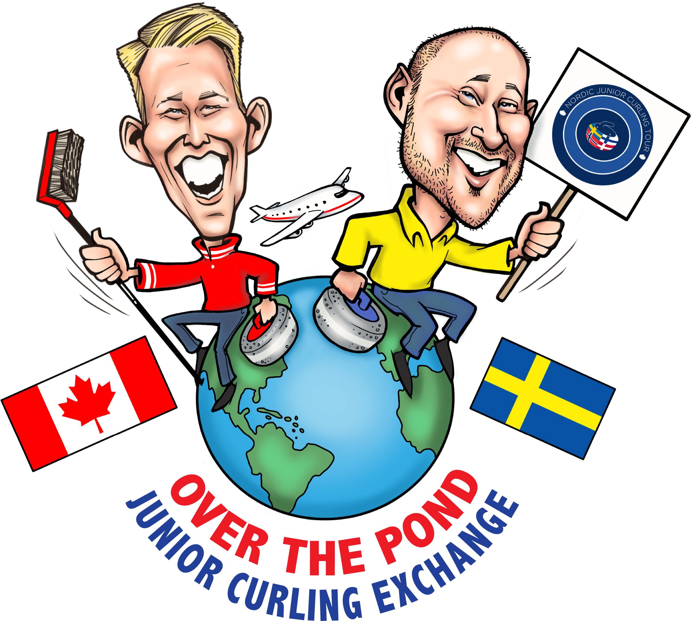 Over The Pond Junior Curling Exchange - Smile (2450x2182)