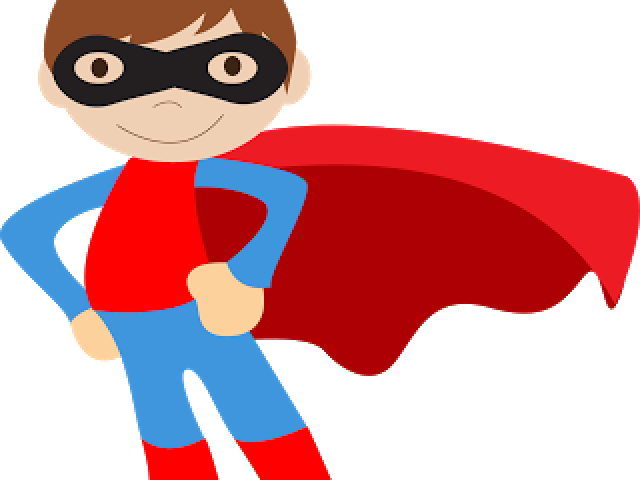 Kid Superhero Clipart - Superhero Kids Clipart (640x480)