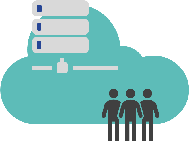 Clevirdrive Is The Essential Solution For Sharing Data - Silhouette (663x517)