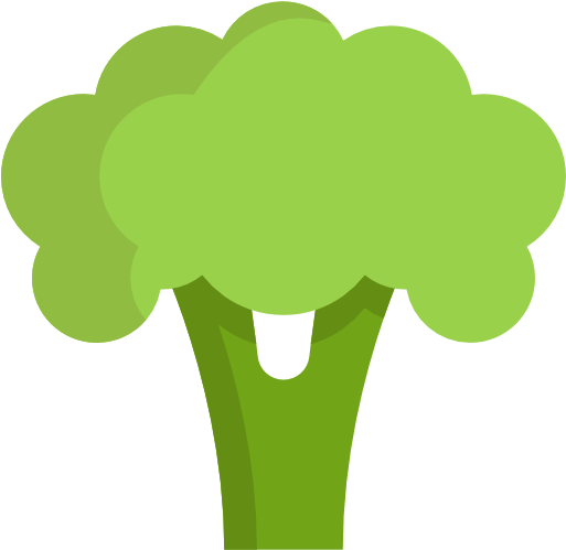 Healthy Food Clipart Transparent Background - Vegetables Flat Design Png (512x512)