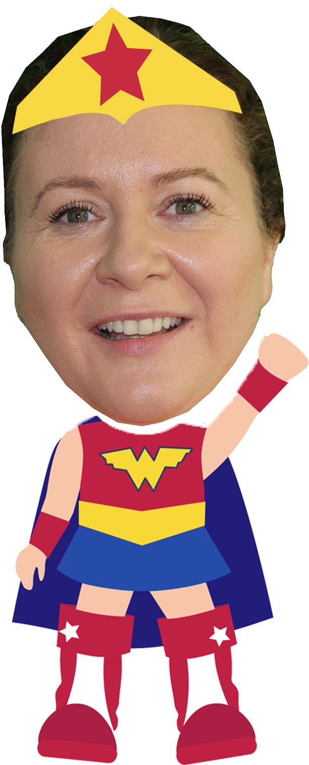 Catherine - Clip Art Super Hero (868x1555)