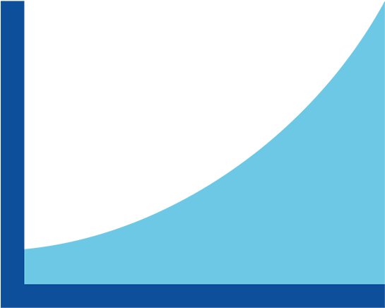 Graph Increase Blue - Cobalt Blue (800x520)