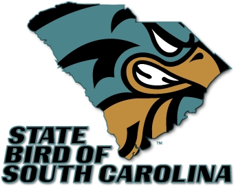 This Spirit Design Features The Chanticleer In An Outline - Coastal Carolina University (500x500)