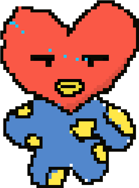 Ate Girl's Artwork - Bt21 Pixel (790x790)