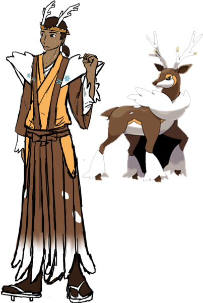 You Like Samuri Stuff, Right How About Cosplaying This - Pokemon Sawsbuck (800x600)