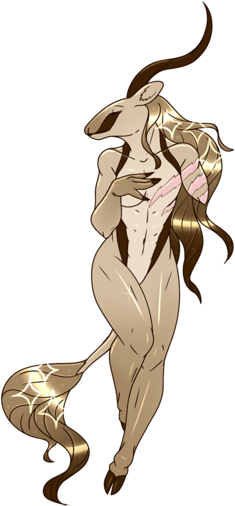 Impala Girl By Sharklysweet - Drawing (795x1005)