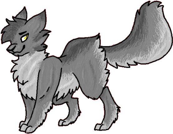 Graystripe By Sammie Girl 2014 - Cartoon (900x483)