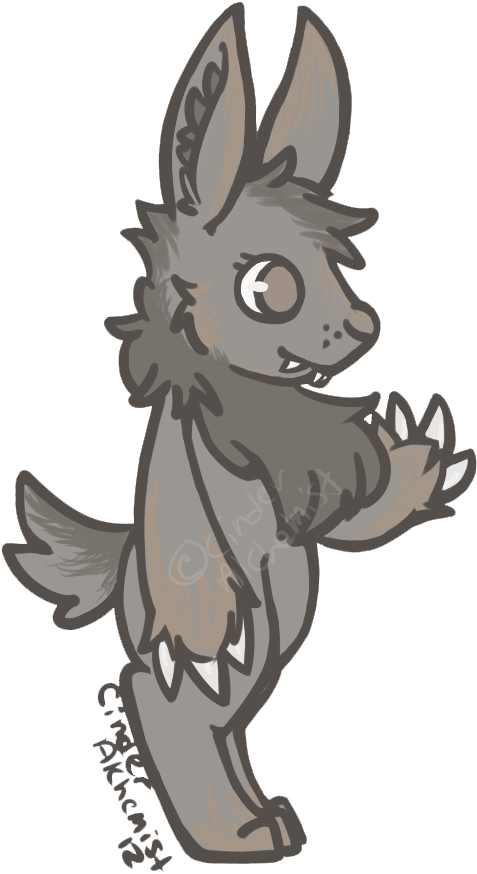 German Angora Monster Girl - Cartoon (768x1032)